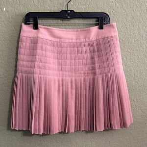 J. Crew Pleated Blush Pink Mini Skirt